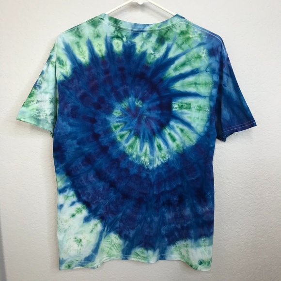 🍭KIDS Tie-Dye T-Shirt | Blue/Green | X-Large - Picture 4 of 6